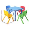 Keezi 5 Piece Kids Table and Chair Set - Blue Deals499
