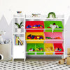 Keezi 8 Bins Kids Toy Box Storage Organiser Rack Bookshelf Drawer Cabinet Deals499