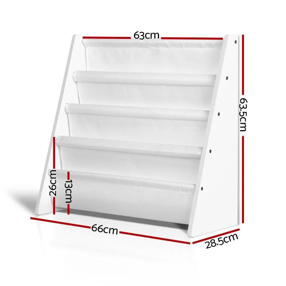 Keezi Kids Bookshelf Shelf Children Bookcase Magazine Rack Organiser Display Deals499