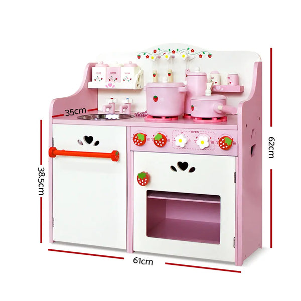 Keezi Kids Kitchen Play Set - Pink Deals499