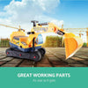 Keezi Kids Ride On Excavator - Yellow Deals499