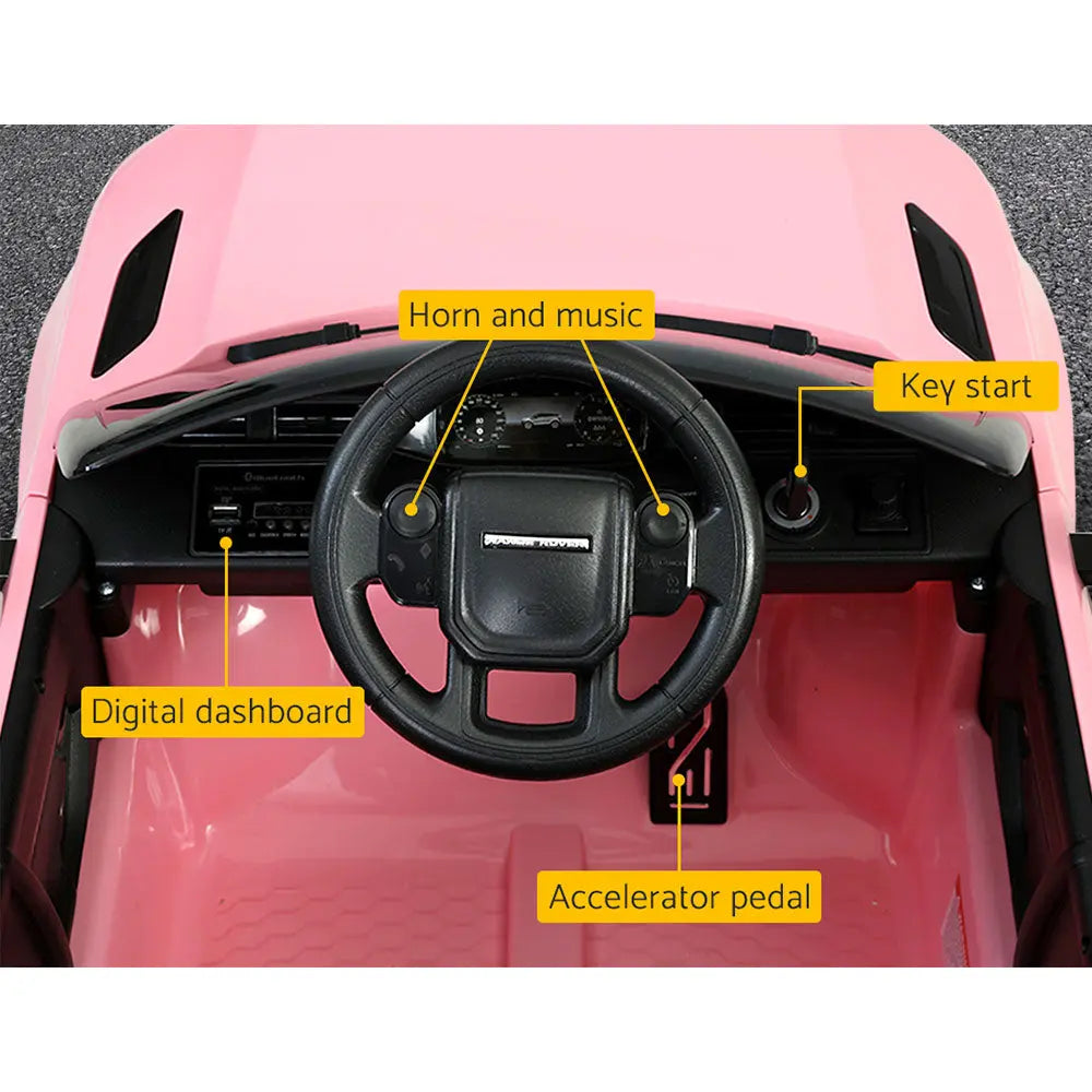 Kids Ride On Car Licensed Land Rover 12V Electric Car Toys Battery Remote Pink Deals499
