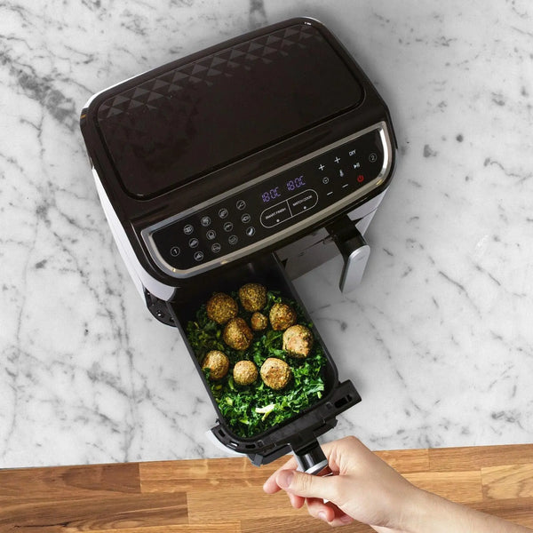 Kitchen Couture DUO 2-Basket 12-in-1 Digital Air Fryer 2 x 4.5 Litre LED Display Black Deals499