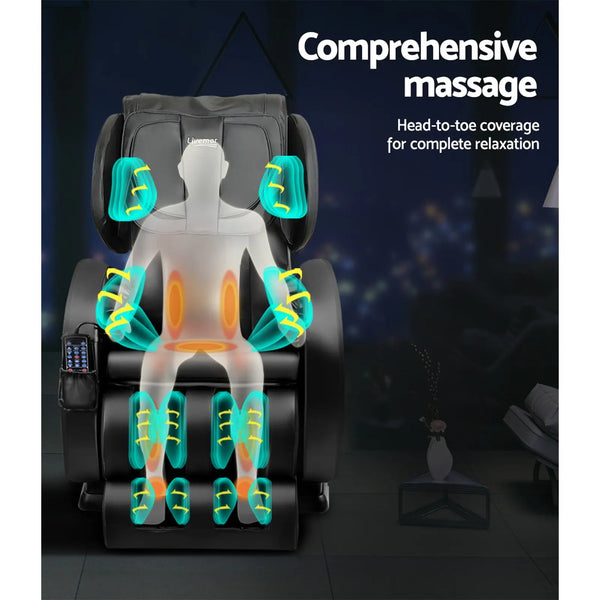 Livemor Electric Massage Chair - Black Deals499