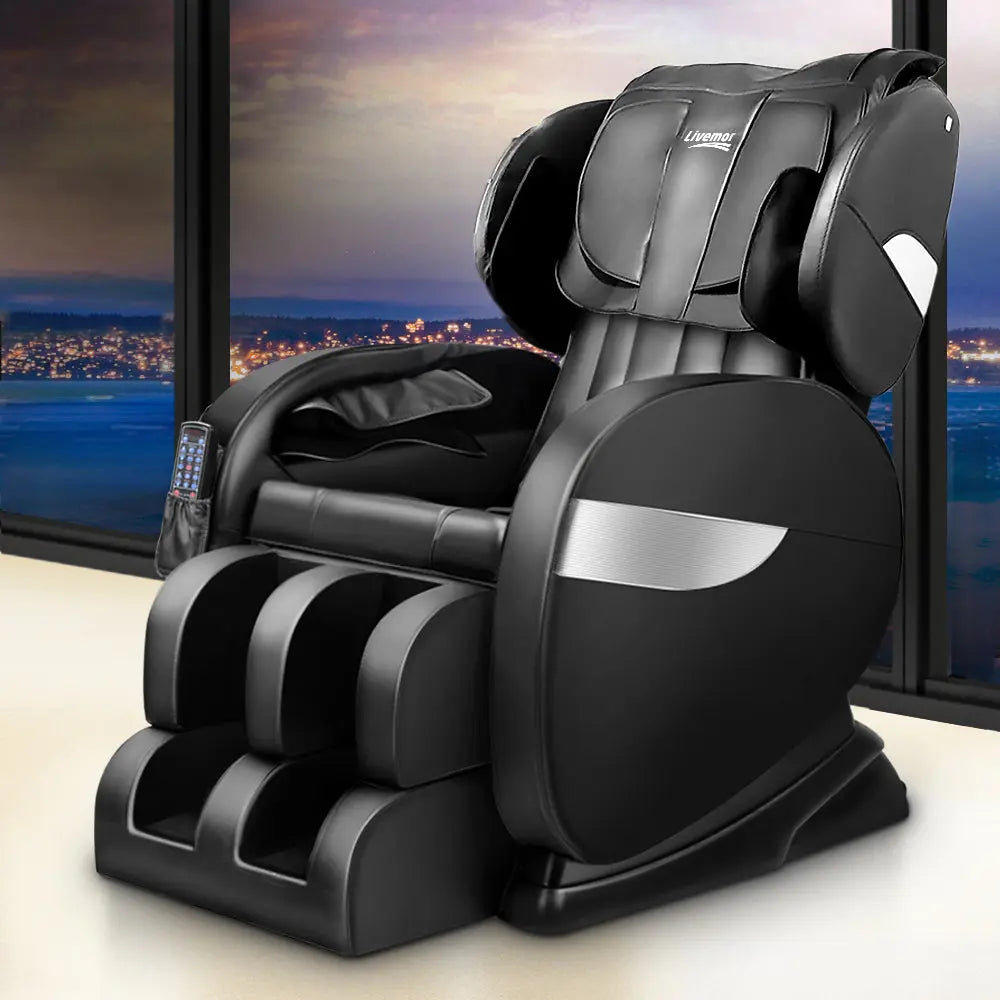 Livemor Electric Massage Chair - Black Deals499