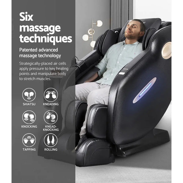 Livemor Electric Massage Chair SL Track Full Body Air Bags Shiatsu Massaging Massager Deals499
