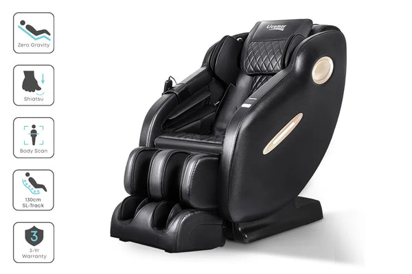 Livemor Electric Massage Chair SL Track Full Body Air Bags Shiatsu Massaging Massager Deals499