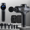 Massage Gun Electric Massager Vibration 6 Heads Muscle Therapy Percussion Tissue Deals499