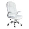 PU Leather Executive Office Desk Chair - White Deals499