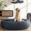 Pet Bed Dog Cat Calming Bed Extra Large 110cm Dark Grey Sleeping Comfy Washable Deals499