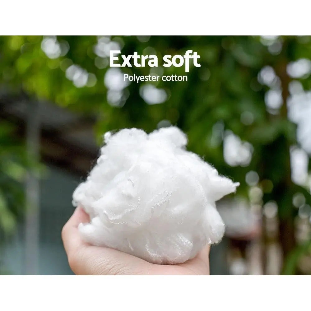 Pet Bed Dog Cat Calming Bed Extra Large 110cm White Sleeping Comfy Washable Deals499