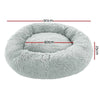 Pet Bed Dog Cat Calming Bed Large 90cm Light Grey Sleeping Comfy Cave Washable Deals499