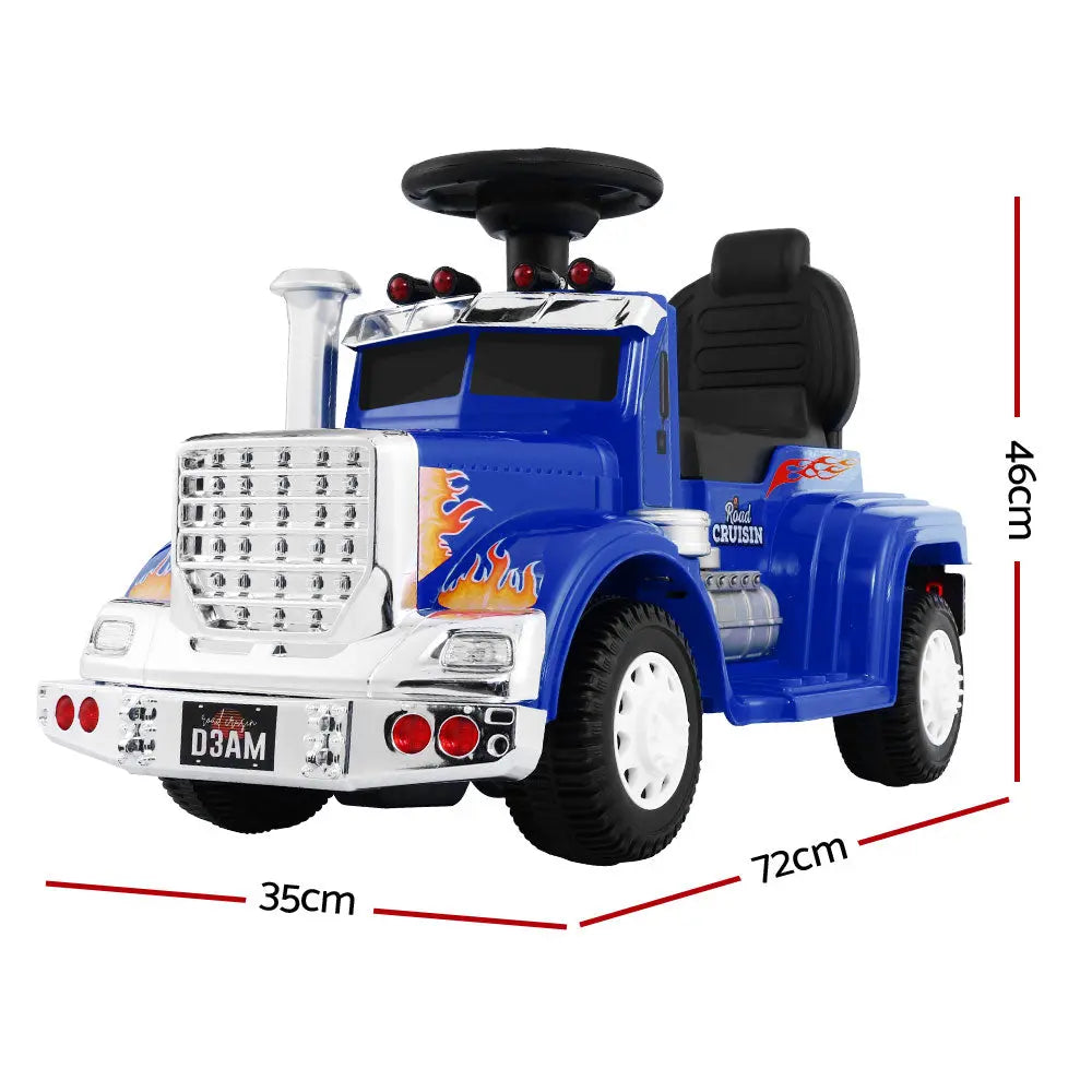 Ride On Cars Kids Electric Toys Car Battery Truck Childrens Motorbike Toy Rigo Blue Deals499