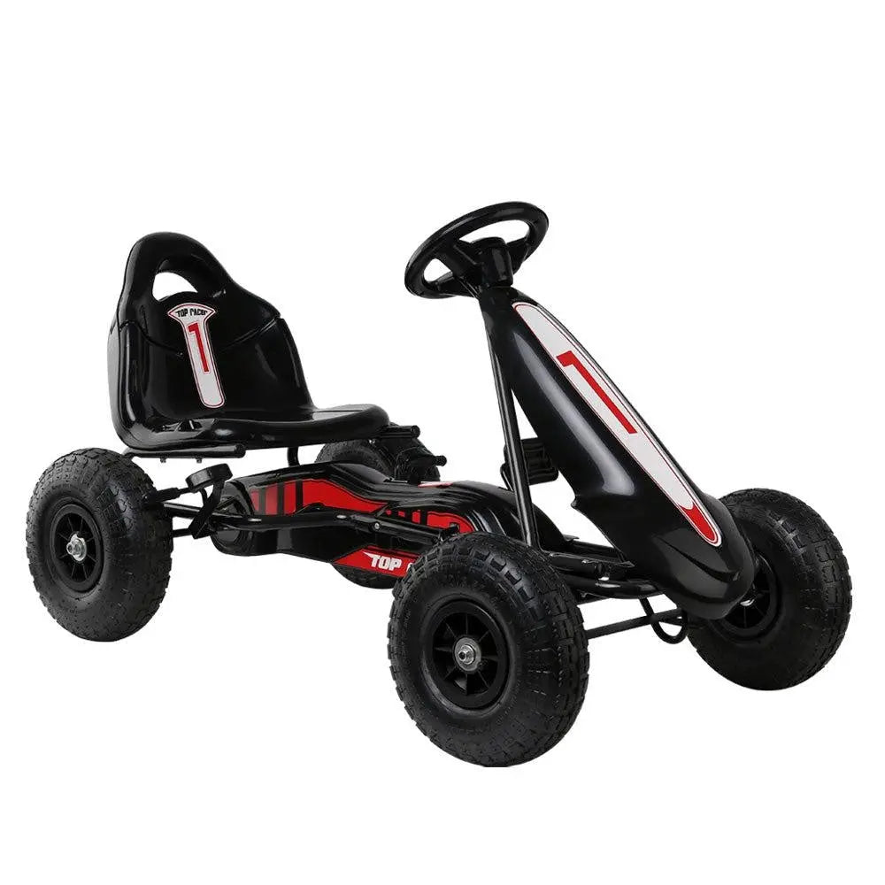 Rigo Kids Pedal Go Kart Car Ride On Toys Racing Bike Rubber Tyre Adjustable Seat Deals499