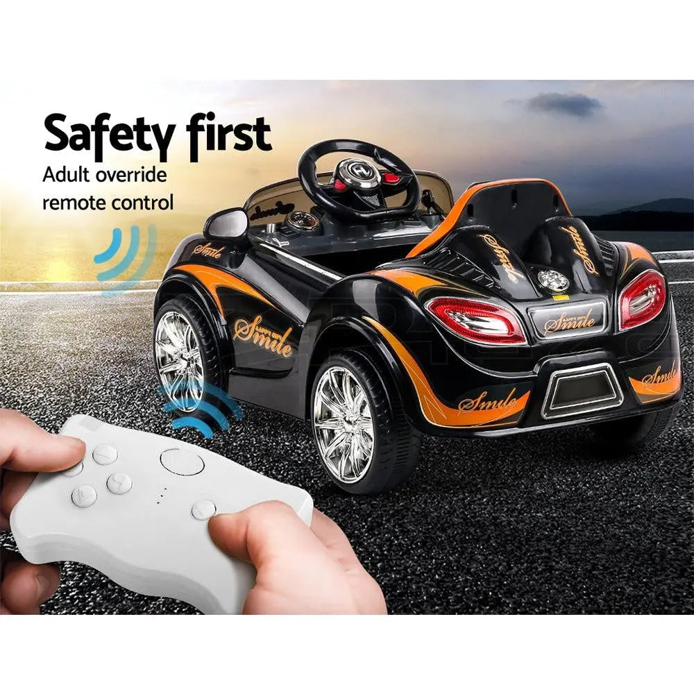 Rigo Kids Ride On Car  - Black & Orange Deals499