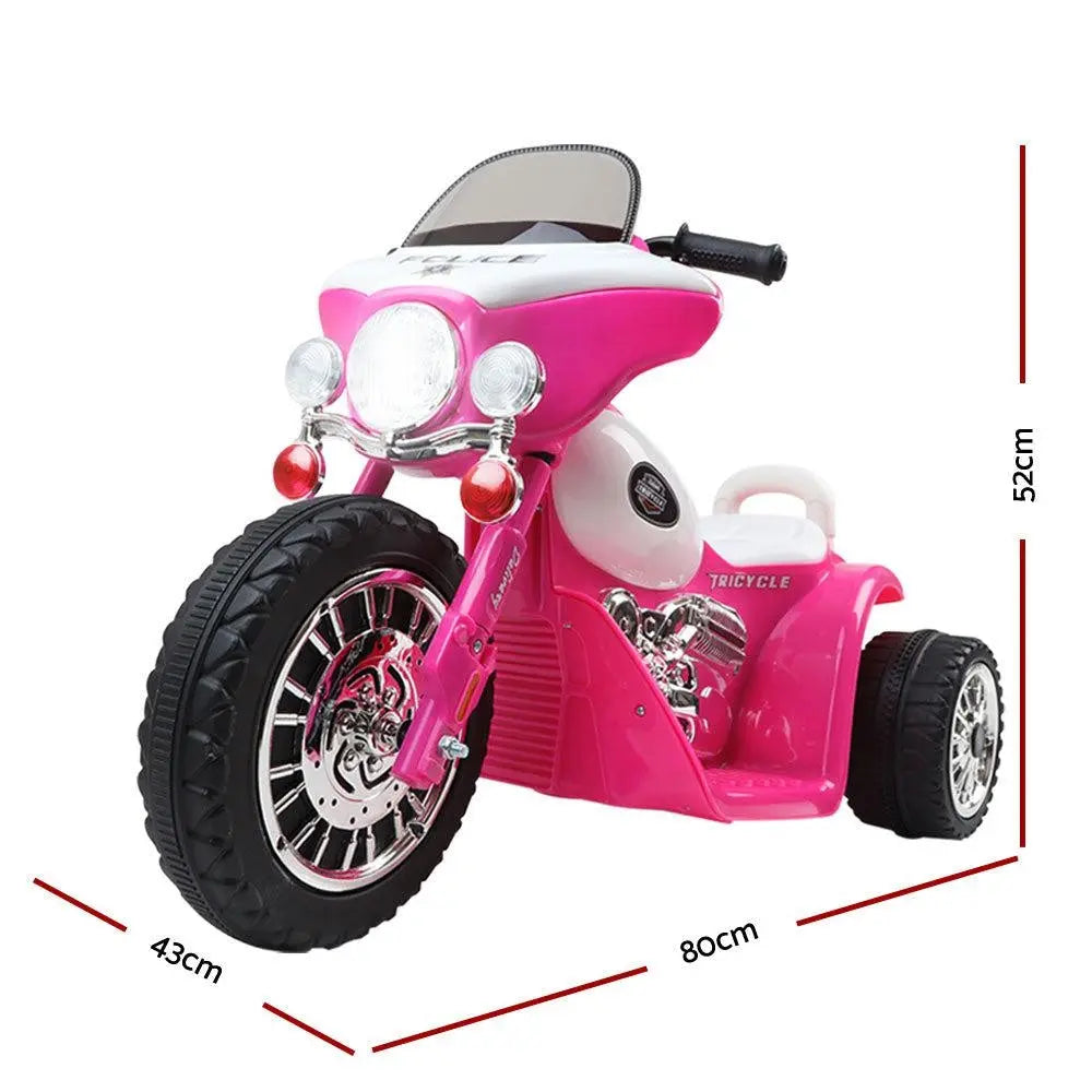 Rigo Kids Ride On Motorcycle Motorbike Car Harley Style Electric Toy Police Bike Deals499