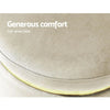 Round Velvet Foot Stool Ottoman Foot Rest Pouf Pouffe Padded Seat Footstool Deals499