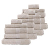 Royal Comfort 20 Piece Cotton Bamboo Towel Bundle Set 450GSM Luxurious Absorbent Beige Deals499
