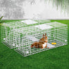 Set of 2 Humane Animal Trap Cage 66 x 23 x 25cm  - Silver Deals499