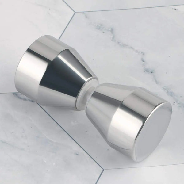Shower Glass Door Knob Bathroom Round Back-to-Back Handle Pull 304 Brushed Nickel Deals499