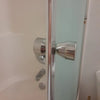 Shower Glass Door Knob Bathroom Round Back-to-Back Handle Pull 304 Brushed Nickel Deals499