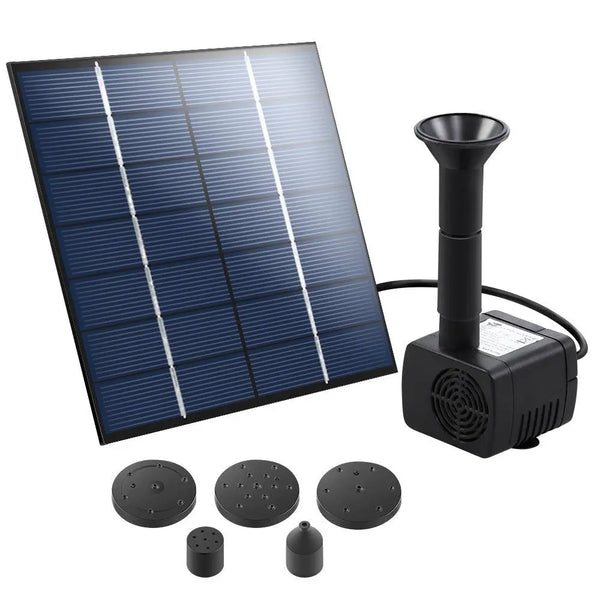 Solar Pond Pump Outdoor Water Fountains Submersible Garden Pool Kit 2.6 FT Deals499