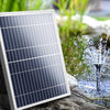 Solar Powered Pond Pump Outdoor Waterfall Bird Bath Fountains Kits 9.7 FT Deals499