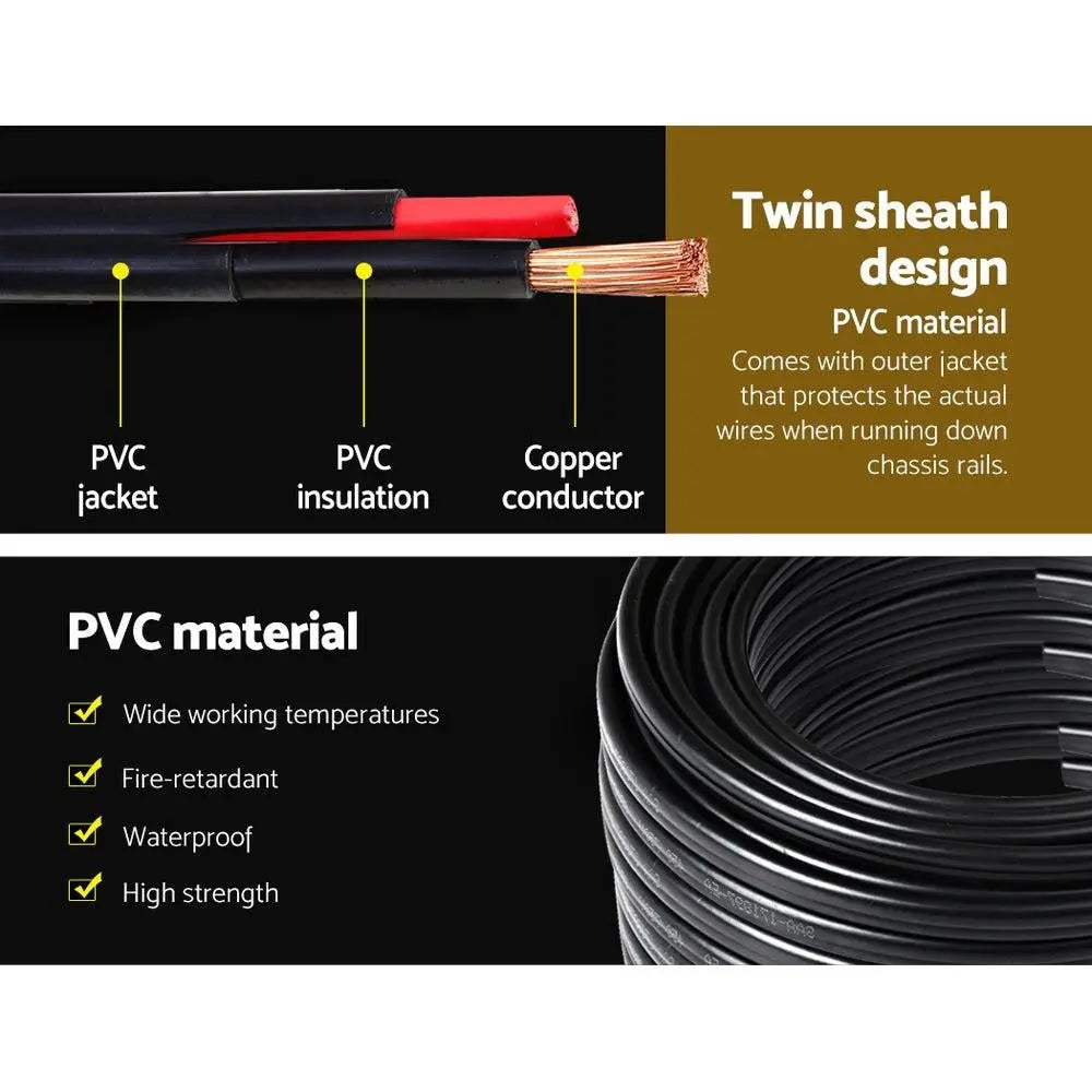 Twin Core Wire Electrical Automotive Cable 2 Sheath 450V 3MM 100M Deals499