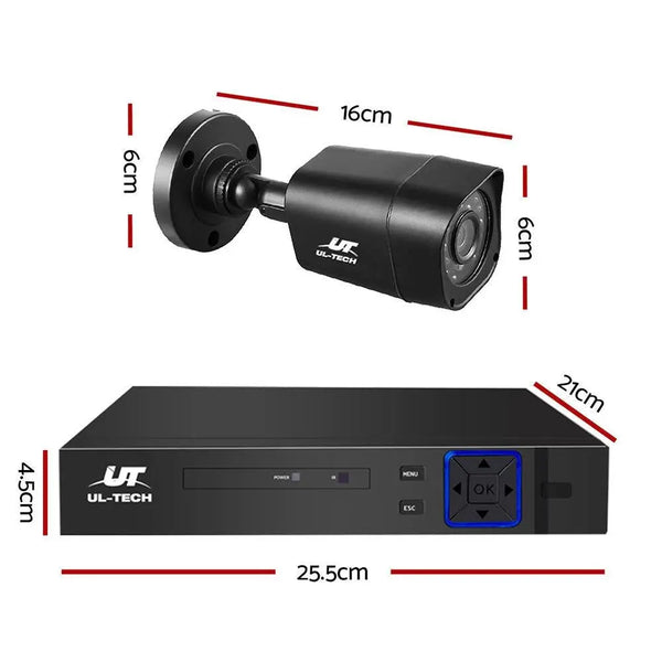 UL-tech CCTV Camera Home Security System 8CH DVR 1080P Cameras Outdoor Day Night Deals499
