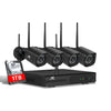 UL-tech CCTV Wireless Security Camera System 8CH Home Outdoor WIFI 4 Square Cameras Kit 1TB Deals499