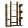 VASAGLE Tree-Shaped Bookcase with 13 Storage Shelves Rounded Corners Rustic Brown LBC67BXV1 Deals499