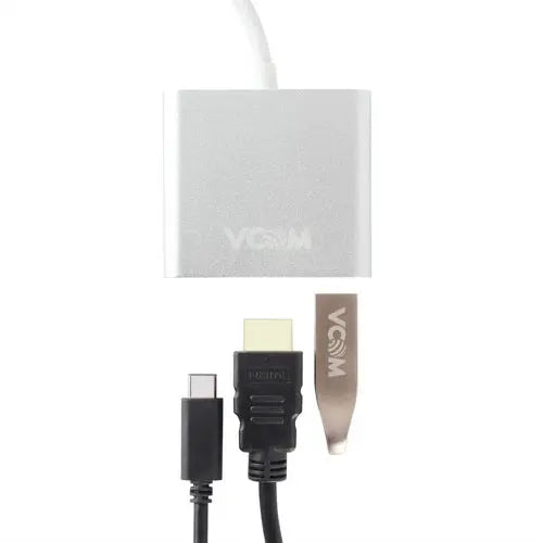 VCOM USB Type C/M to VGA/F+USB 3.0 A/F+Type C/F Docking Station CU426M Deals499