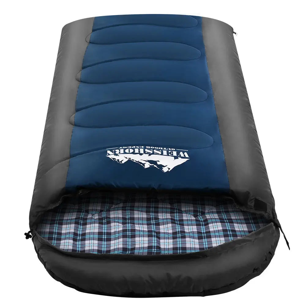 Weisshorn Sleeping Bag Camping Hiking Tent Winter Outdoor Comfort 0 Degree Navy from Deals499 at Deals499