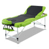 Zenses 3 Fold Portable Aluminium Massage Table - Green & Black Deals499