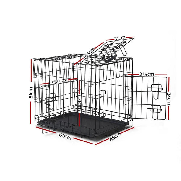 i.Pet 24inch Pet Cage - Black Deals499
