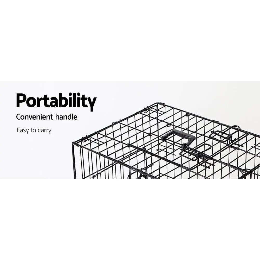 i.Pet 24inch Pet Cage - Black Deals499