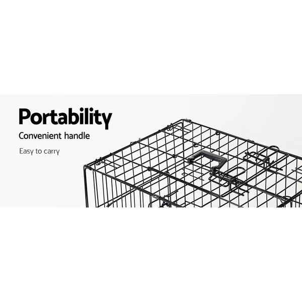 i.Pet 24inch Pet Cage - Black Deals499