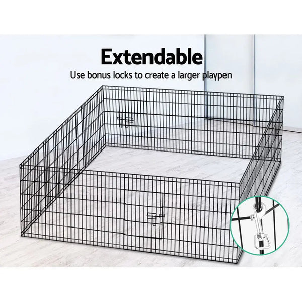 i.Pet 2X30" 8 Panel Pet Dog Playpen Puppy Exercise Cage Enclosure Fence Play Pen Deals499