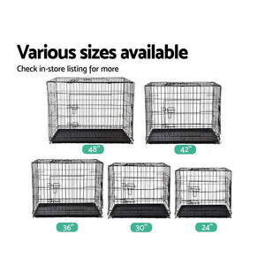 i.Pet 36inch Pet Cage - Black Deals499