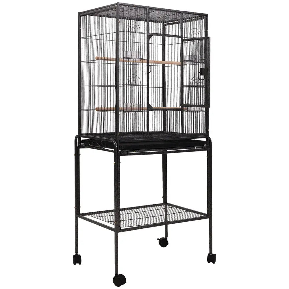 i.Pet Bird Cage Pet Cages Aviary 144CM Large Travel Stand Budgie Parrot Toys Deals499