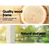 i.Pet Cat Tree 124cm Trees Scratching Post Scratcher Tower Condo House Furniture Wood Steps Deals499