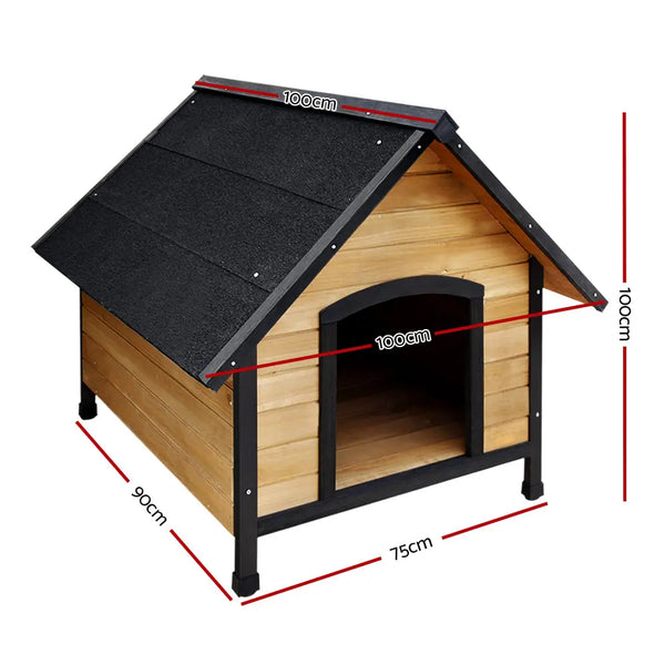 i.Pet Dog Kennel House Extra Large Outdoor Wooden Pet House Puppy XL Deals499