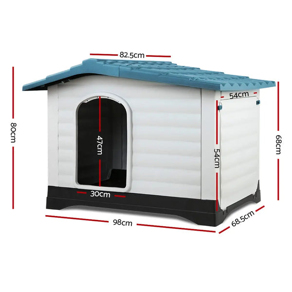 i.Pet Dog Kennel Kennels Outdoor Plastic Pet House Puppy Extra Large XL Outside Deals499