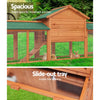 i.Pet Rabbit Hutch Chicken Coop Wooden Cage Pet Hutch 220cm x 52cm x 84cm Deals499