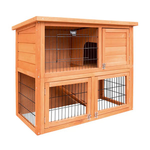 i.Pet Rabbit Hutch Hutches Large Metal Run Wooden Cage Chicken Coop Guinea Pig Deals499