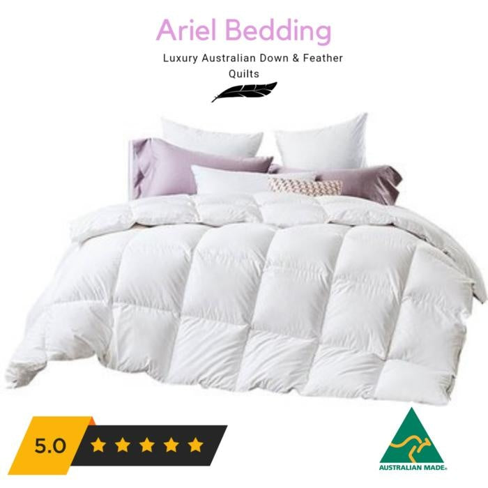 Ariel Miracle 95percent Duck Down 5percent Duck Feather Quilt King Deals499