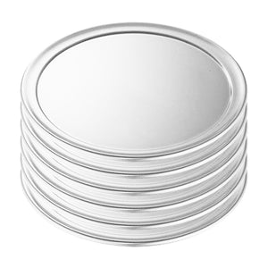 SOGA 6X 8-inch Round Aluminum Steel Pizza Tray Home Oven Baking Plate Pan Soga