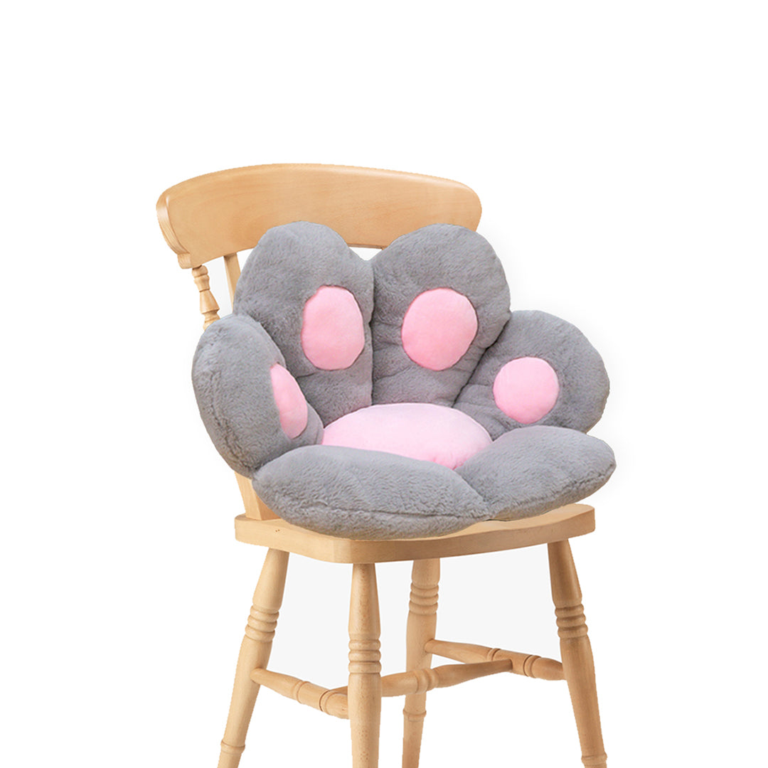 SOGA 70cm Grey Paw Shape Cushion Warm Lazy Sofa Decorative Pillow Backseat Plush Mat Home Decor Soga