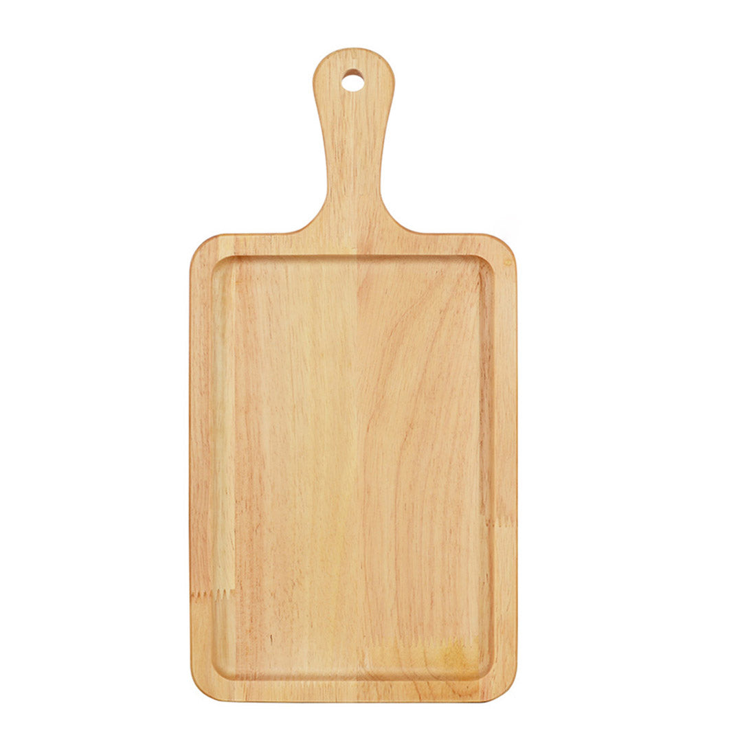 SOGA 30cm Rectangle Premium Wooden Oak Food Serving Tray Charcuterie Board Paddle Home Decor Soga