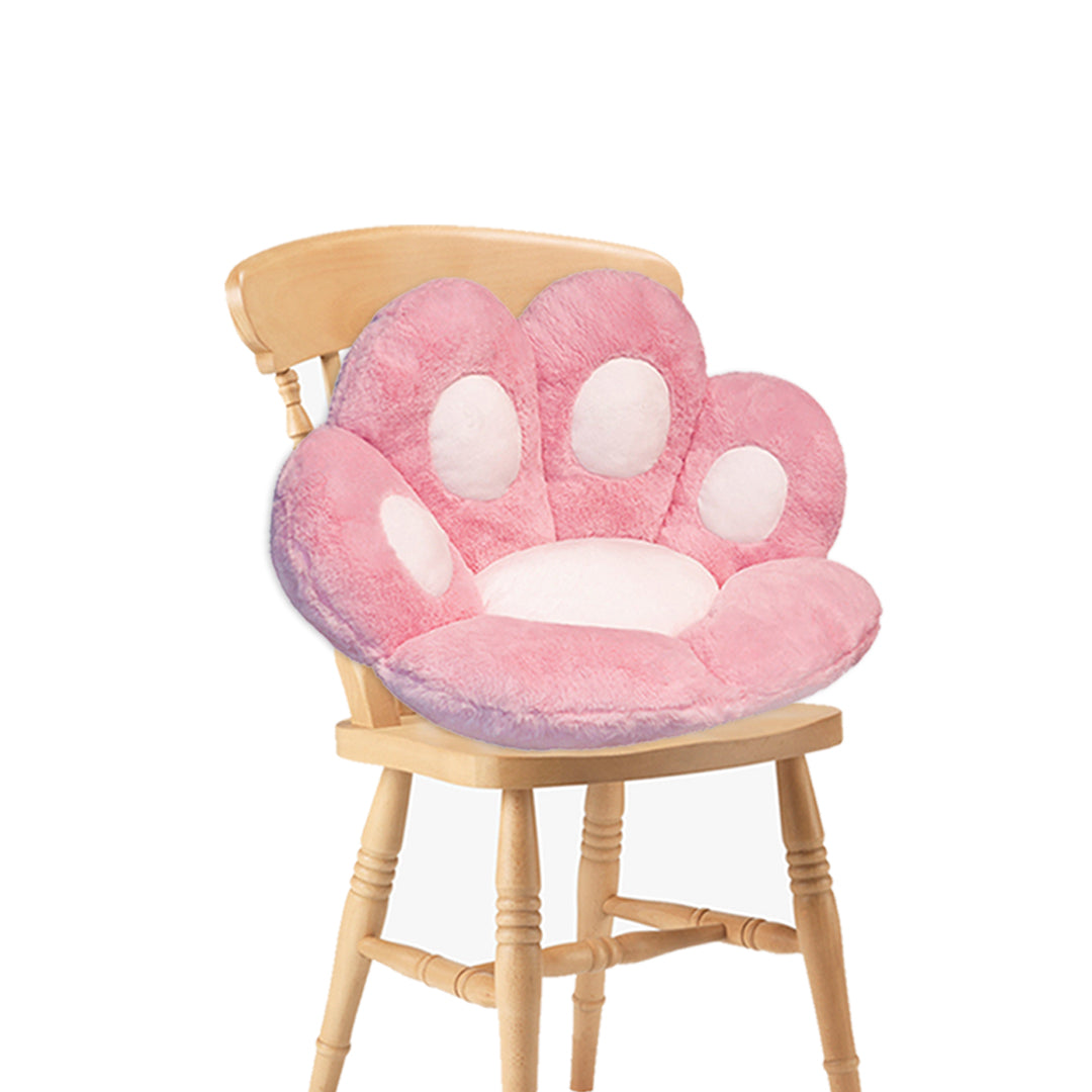 SOGA Pink Paw Shape Cushion Warm Lazy Sofa Decorative Pillow Backseat Plush Mat Home Decor Soga